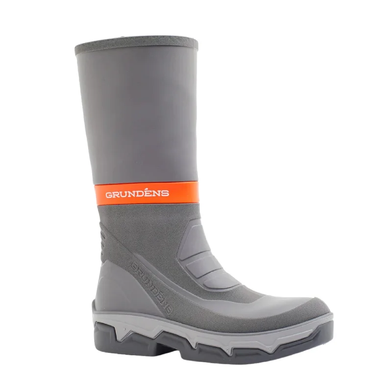 Men's Shock-Absorbing Shoes Grundens Men's Deck Boss 15 Inch Fishing Boot - Light Grey