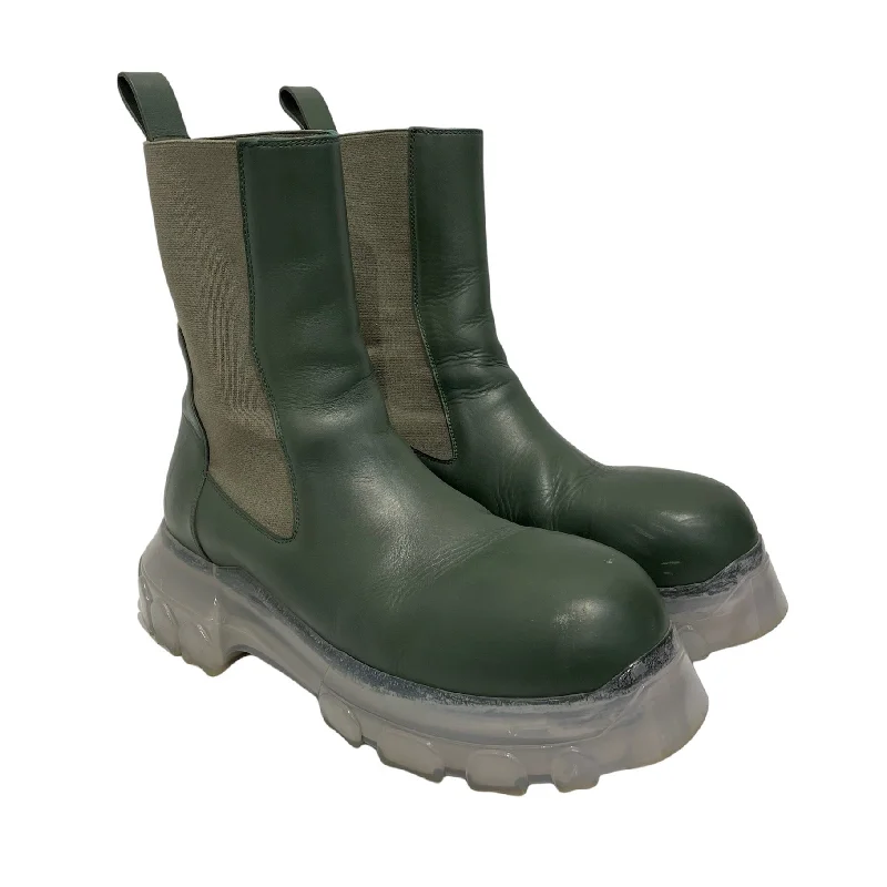 Men's Versatile Shoes Rick Owens/Hi-Sneakers/US 10/GRN/Bozo Tractor Boots