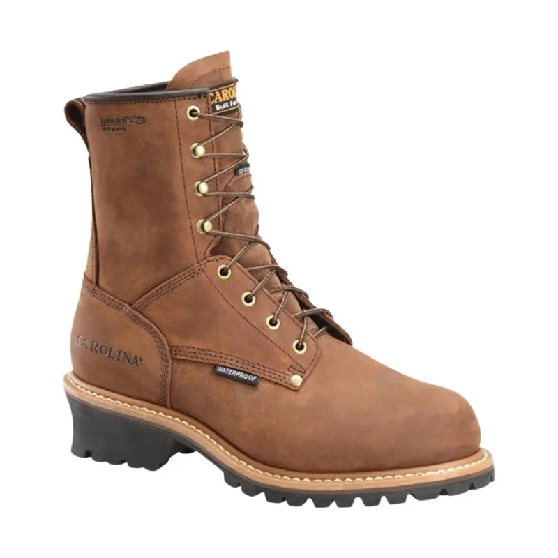 Men's Fashionable Shoes Carolina Men's Elm 8 Inch Logger Insulated Steel Toe Work Boot - Brown Men's Fashionable Shoes Carolina Men's Elm 8 Inch Logger Insulated Steel Toe Work Boot - Brown