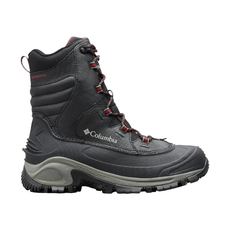 Men's Durable Boots Columbia Men's Bugaboot III Winter Boot - Black/Bright Red