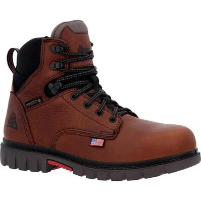 Men's Stylish Shoes ROCKY WORKSMART WATERPROOF COMPOSITE TOE WORK BOOT RKK0401