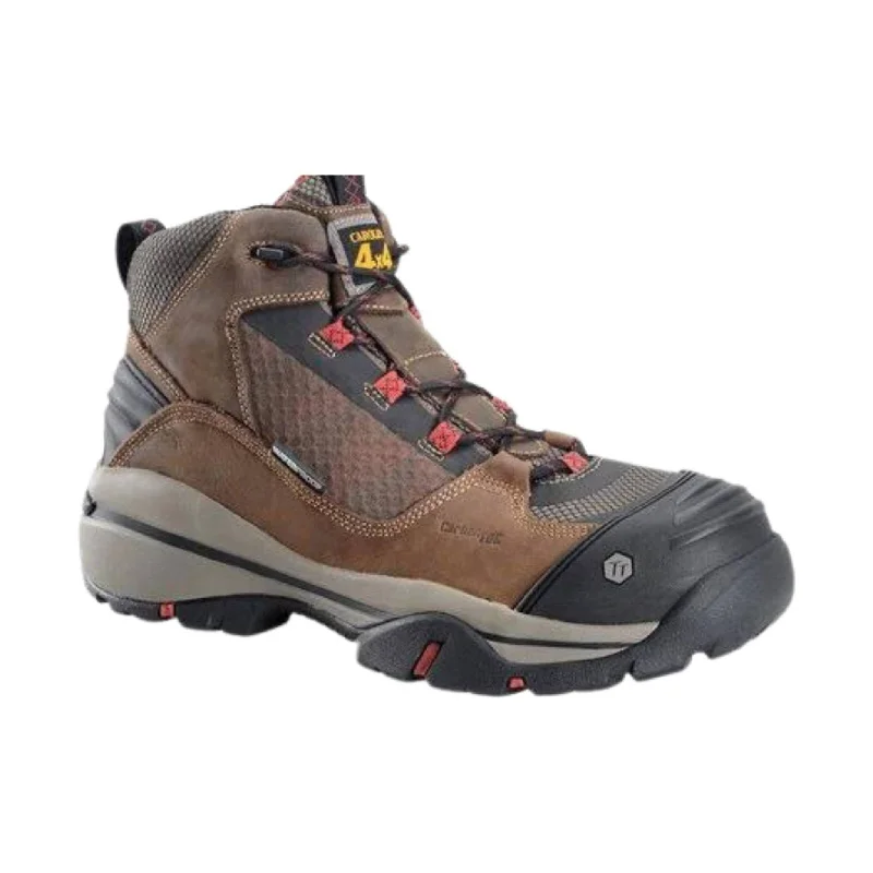 Men's Waterproof Shoes Carolina Men's 5 Inch Waterproof EXT Comp Toe Work Boot - Brown