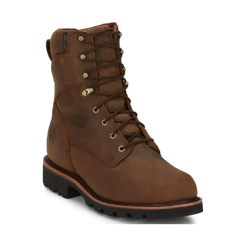 Men's Cozy Boots Chippewa Men's Super DNA 8 Inch Soft Toe Work Boot - Bay Apache