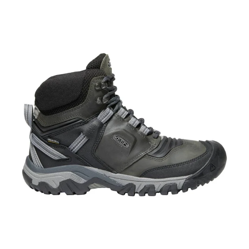 Men's Durable Shoes KEEN Men's Ridge Flex Mid Boot - Magnet/Black - ONLINE STORE CREDIT/EXCHANGE ONLY Men's Durable Shoes KEEN Men's Ridge Flex Mid Boot - Magnet/Black - ONLINE STORE CREDIT/EXCHANGE ONLY