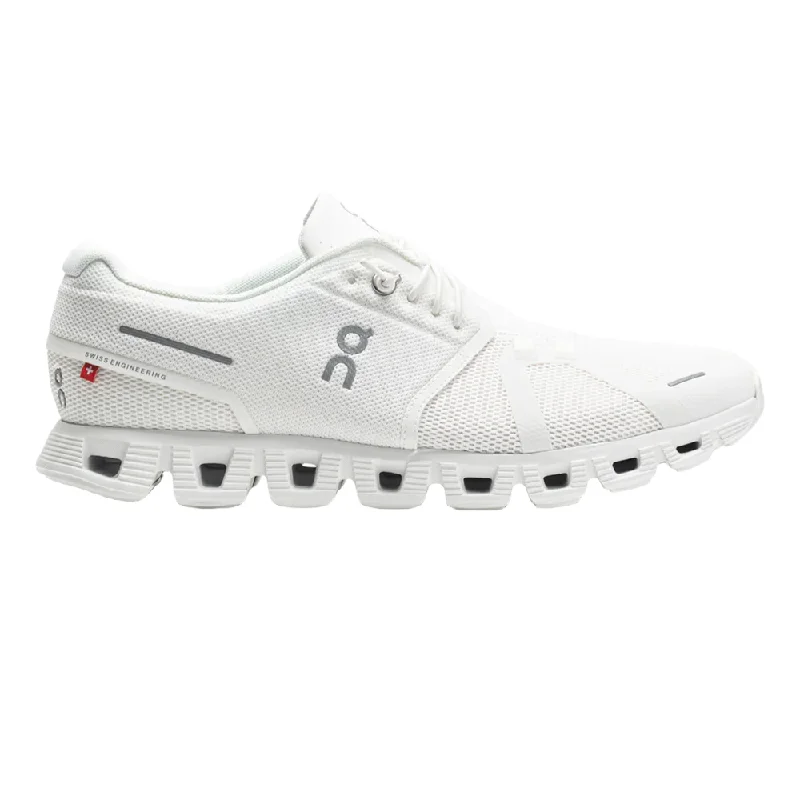 Men's Flexible Sole Shoes On Running Men's Cloud 5 All White