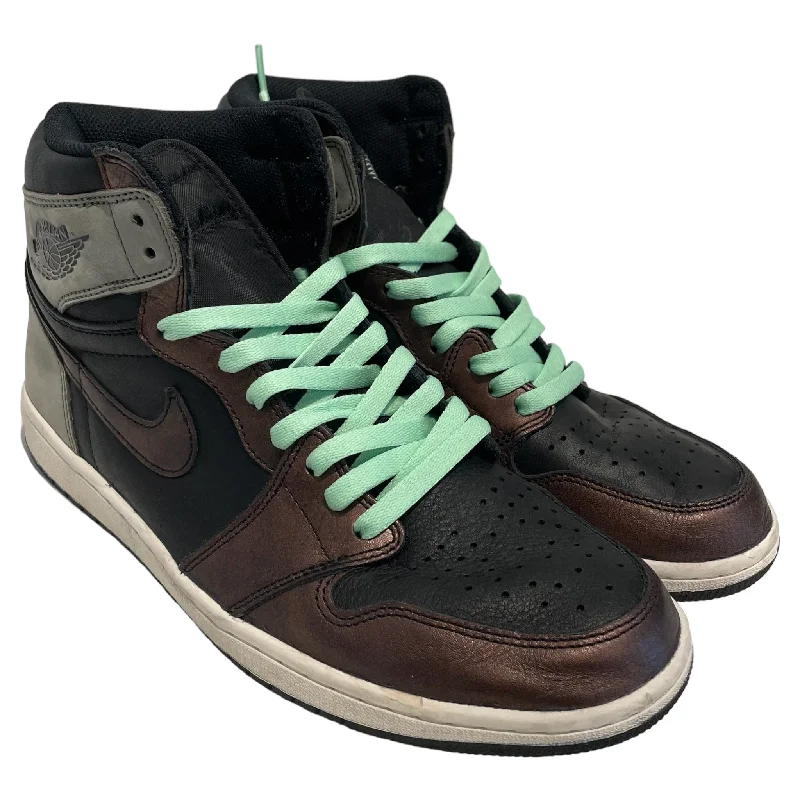 Clearance Sale On Men's Shoes Jordan/Hi-Sneakers/US 11/Leather/BLK/Jordan 1 Army Rust Shadow