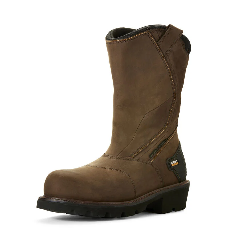 Men's Odor-Resistant Shoes Ariat Powerline 400G Waterproof 400g Composite Toe Work Boot Style 10018569