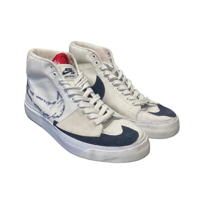 Men's Casual Boots NIKE/Hi-Sneakers/US 11/Cotton/WHT/SB ZOOM BLAZER MID EDGE