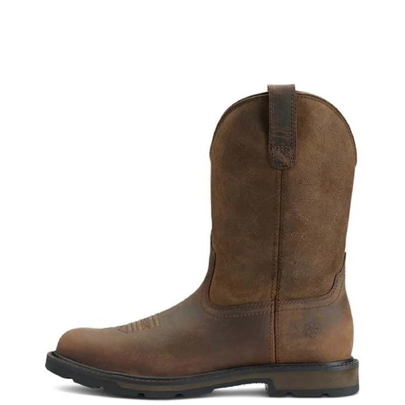 Men's Premium Boots Ariat Men's Groundbreaker Soft Toe Work Boot