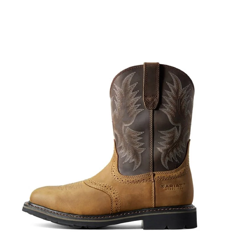 Men's Casual Boots Ariat Men's Sierra Wide Square Toe Steel Toe Work Boot