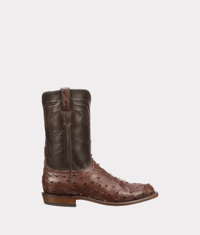 Comfortable Shoes For Men Augustus :: Sienna + Dark Brown