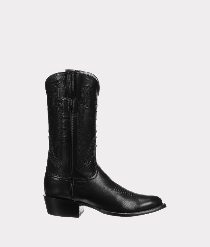 Limited Stock On Premium Leather Shoes Collins :: Black