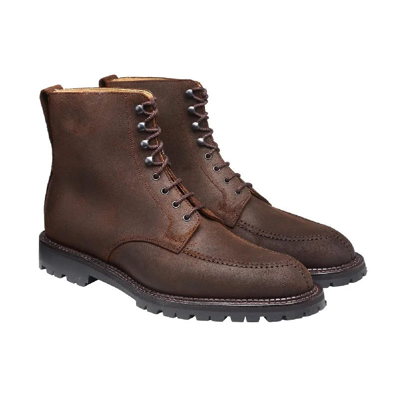 Shop Now For Discounted Shoes Indiana Dark Brown Rough-Out Suede