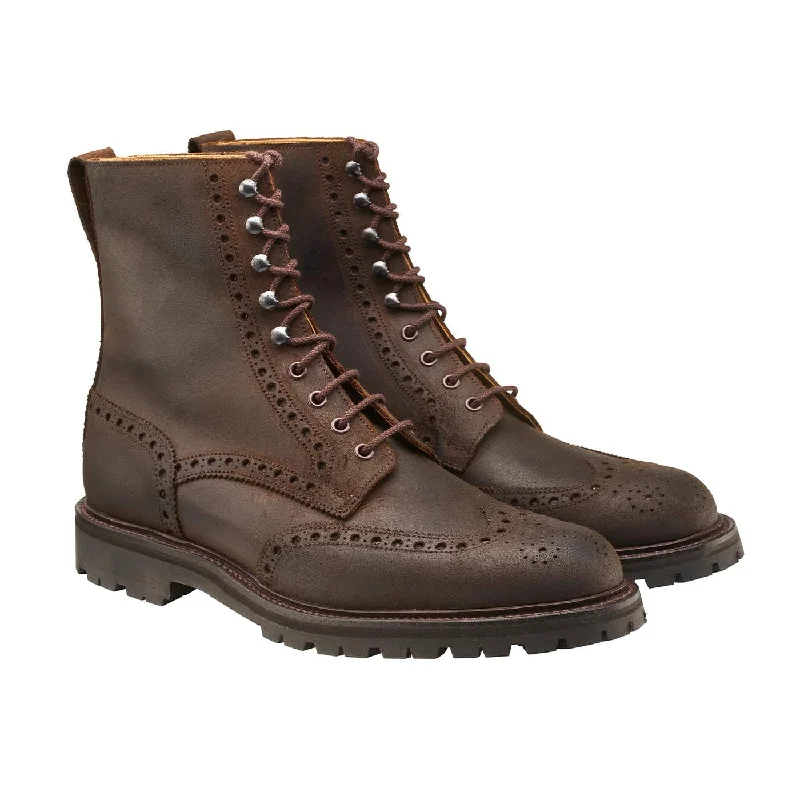 Shop Stylish Shoes At Unbeatable Prices Islay Dark Brown Rough-Out Suede