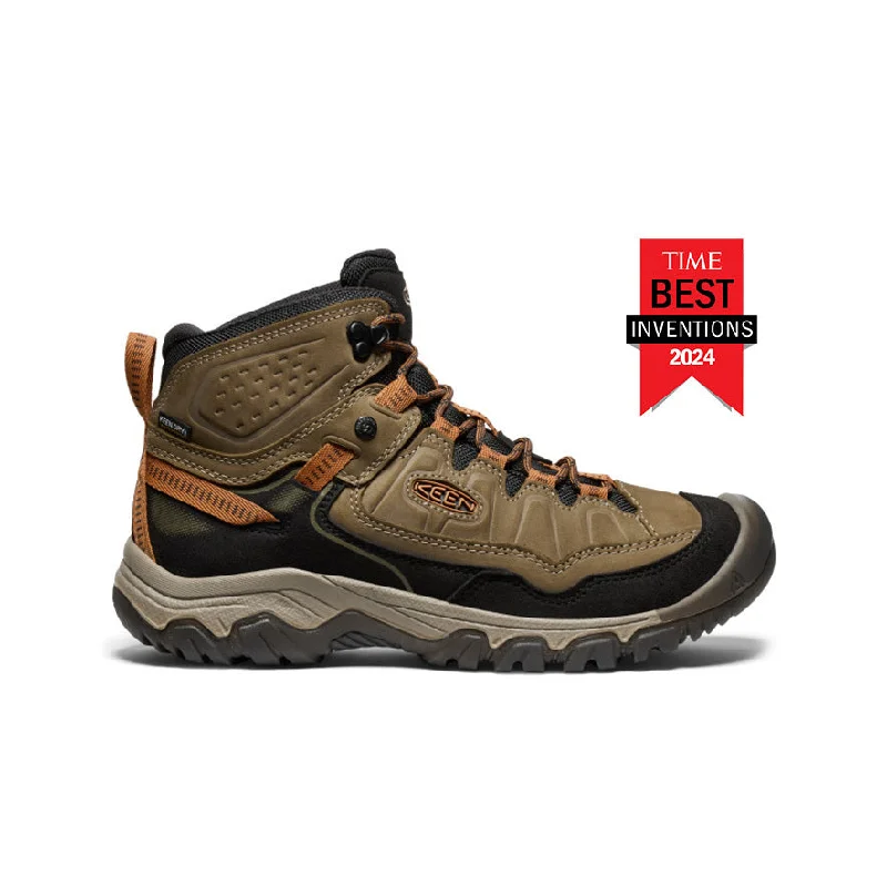 Men's Reinforced Sole Shoes Men's Targhee IV Waterproof Hiking Boot  |  Sea Turtle/Roasted Pecan