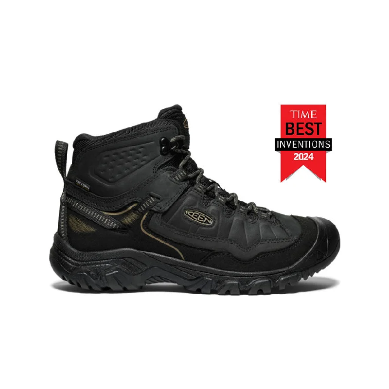 Men's Seamless Design Shoes Men's Targhee IV Waterproof Hiking Boot  |  Triple Black