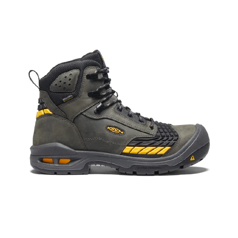Men's Moisture-Wicking Boots Men's Troy 6" Waterproof Boot (Carbon Toe)  |  Magnet/Black