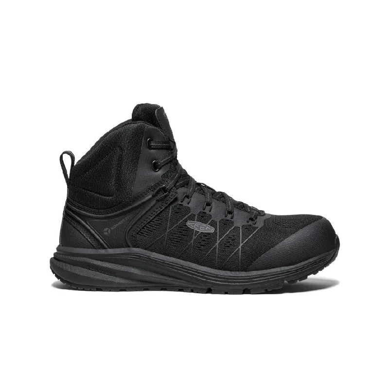 Men's Minimalist Boots Men's Vista Energy Mid ESD (Carbon Toe)  |  Black/Black