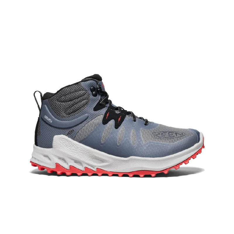 Men's Comfortable Shoes Men's Zionic Waterproof Hiking Boot  |  Steel Grey/Poppy Red