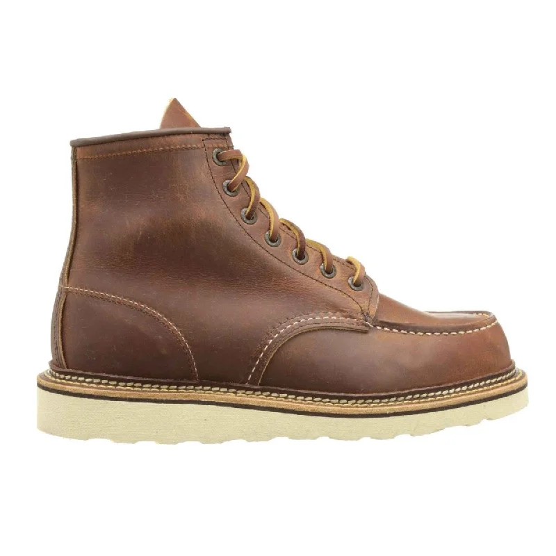 Men's Soft Shoes Red Wing Men's 6-Inch Classic Moc 1907 Copper Rough & Tough
