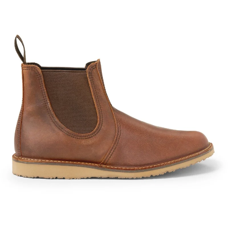 Men's Elegant Shoes Red Wing Men's Weekender Chelsea 3311 Copper Rough and Tough
