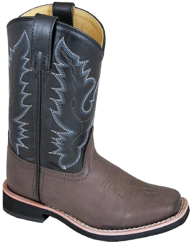 Smoky Mountain Boots Children Boys Tyler Black/Brown Faux Leather