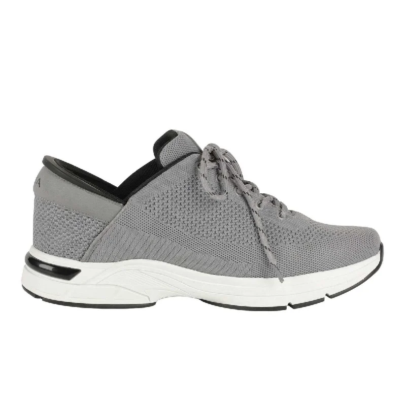 Men's Comfortable Boots Zeba Men's Stone Grey Fabric Slip On